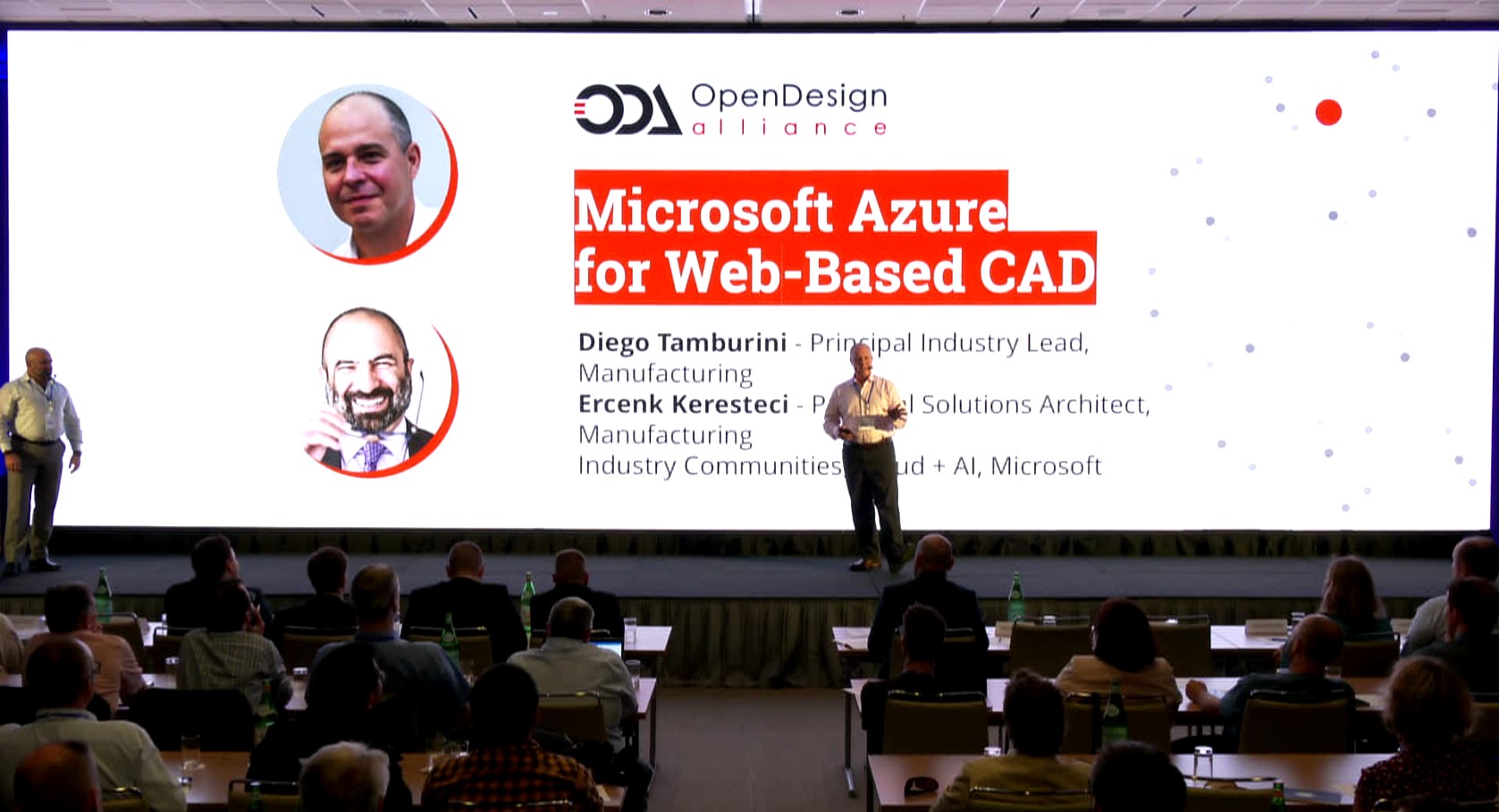 Diego Tamburini and Ercenk Keresteci of Microsoft present  the advantages of Azure for hosting Open Cloud applications