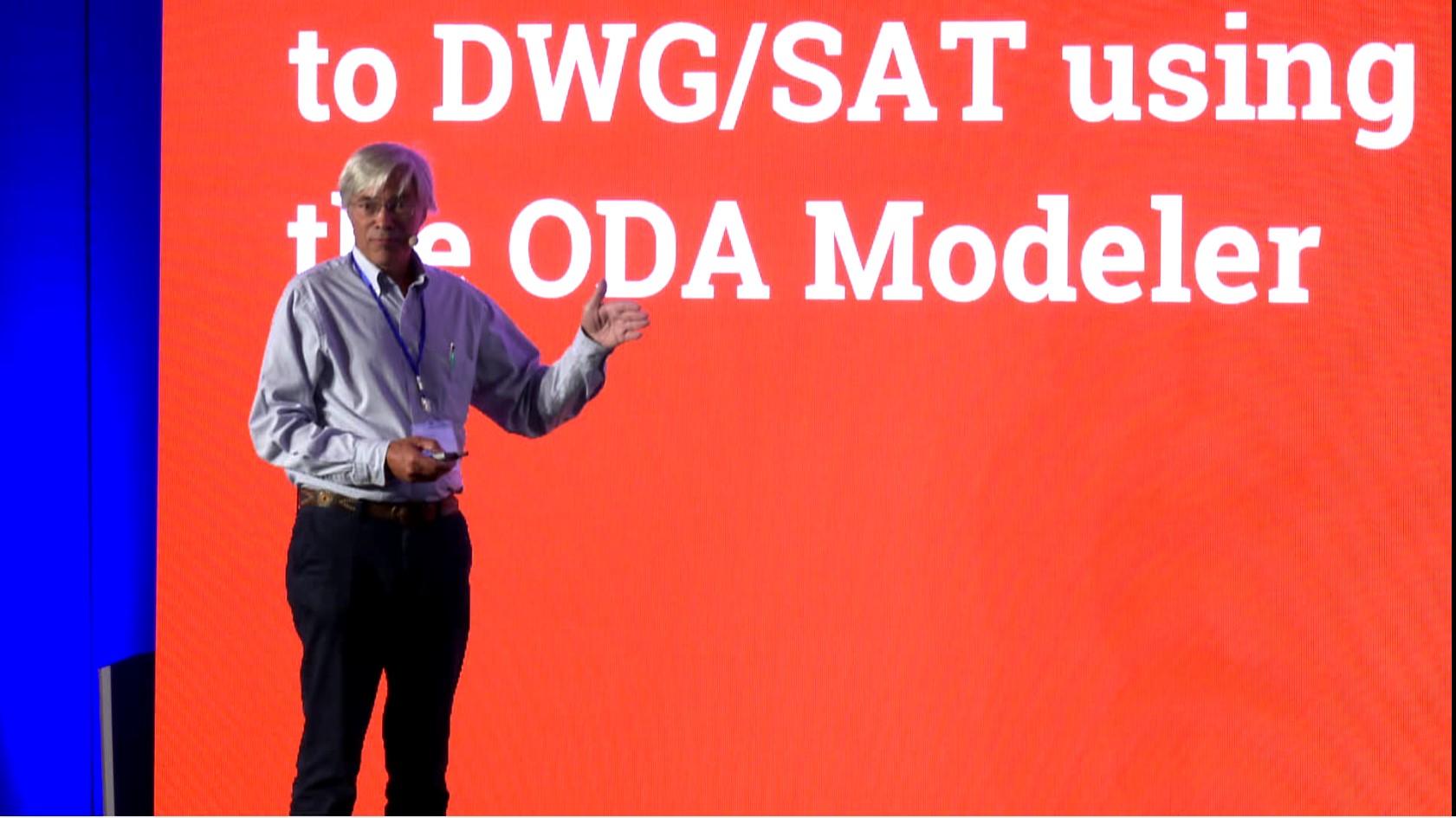 John Matthews of InGraData demonstrates ODA’s new Solid Modeler