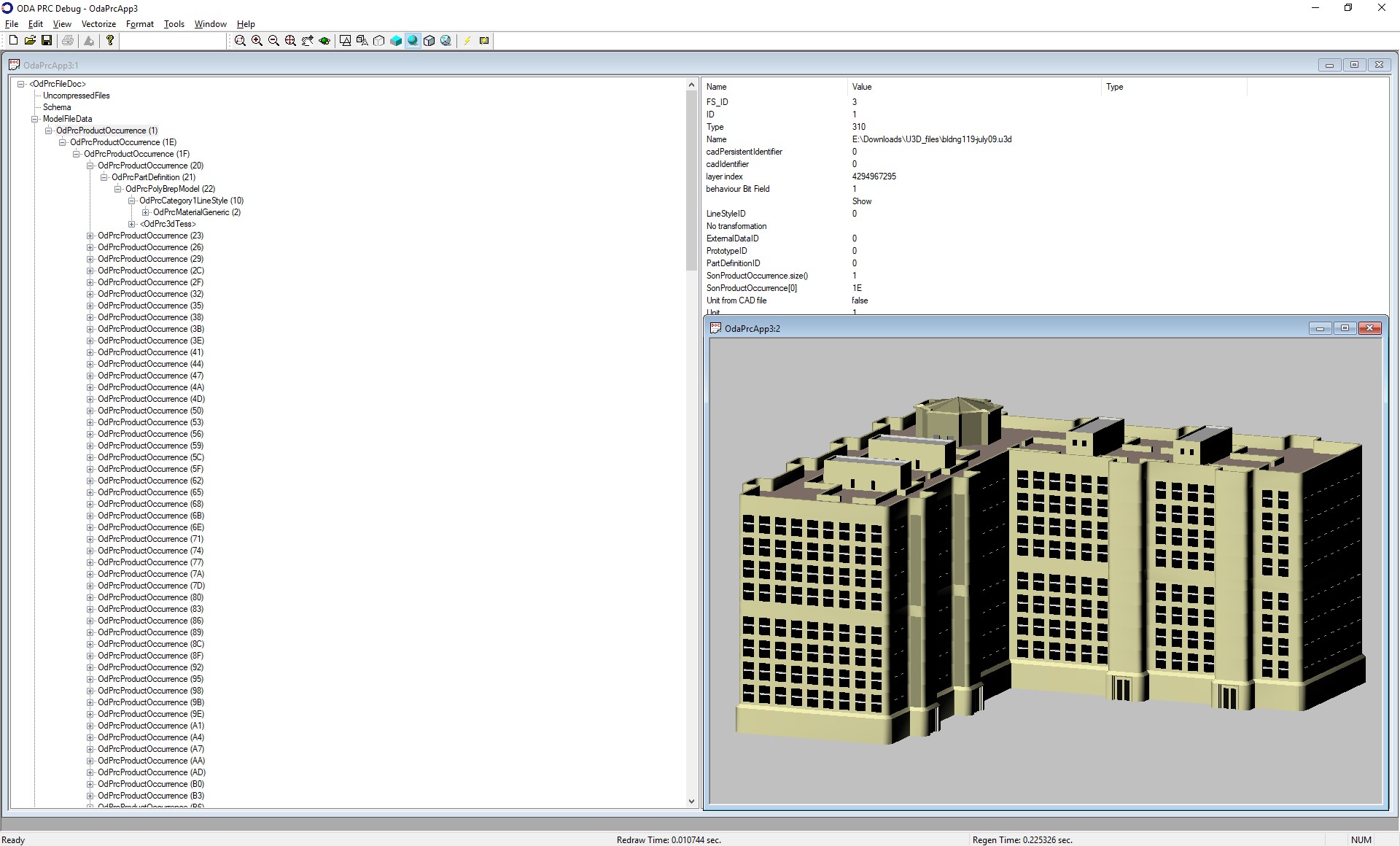 OdU3D2PrcImport module