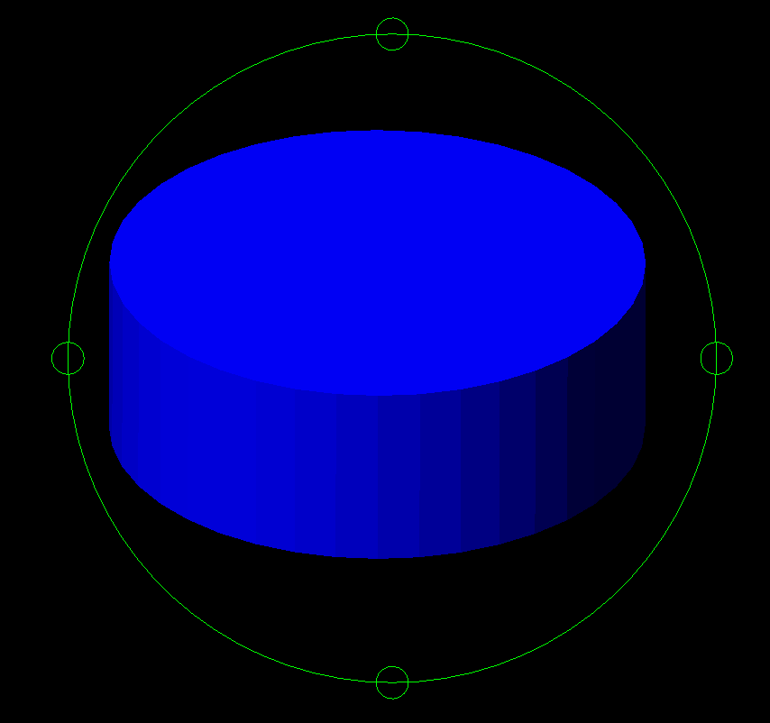 an initial blue cylinder