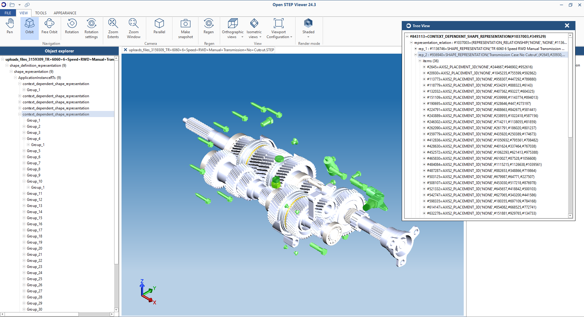 Open stp viewer