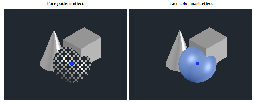 Face pattern effect	Face color mask effect