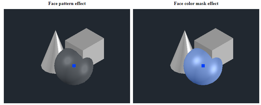Face pattern effect Face color mask effect