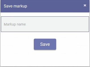 save markup